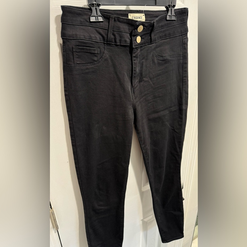 L’agence Denim: Black Skinny Size 27